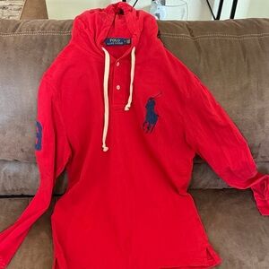 Ralph Lauren Vibrant Red Hoodie